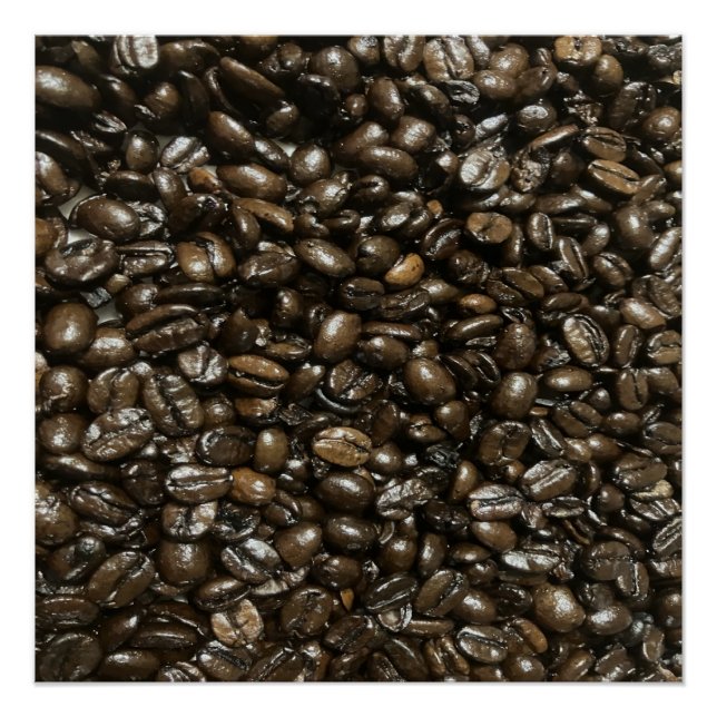Poster Fèves de café (Devant)