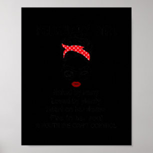 Poster Février Fille détestée Par Beaucoup Aimée Par Plen