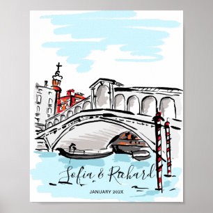 Poster Fiançailles, proposition, cadeau d'anniversaire