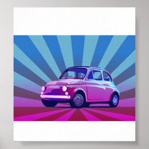 Poster Fiat 500 Bunt