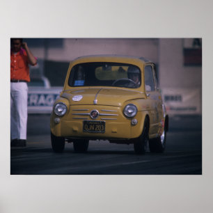 Poster Fiat 600 - Petit Tueur Géant - Glisser Vintage