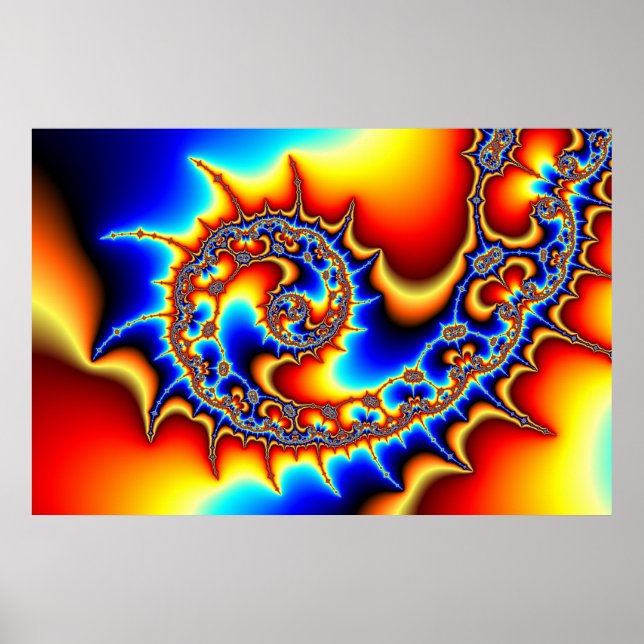 Poster Fibonaccispikeral (Devant)