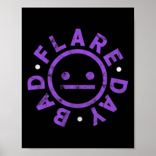Poster Fibromyalgie Feu Feu Feu Jour Chronique Douleur Fi