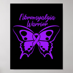 Poster Fibromyalgie Guerrier Fibro Sensibilisation Beurre