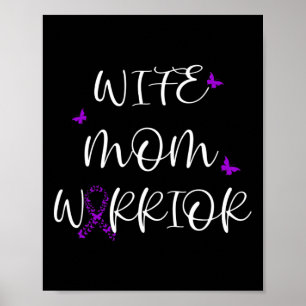Poster Fibromyalgie Sensibilisation Fibro Warrior Invisib