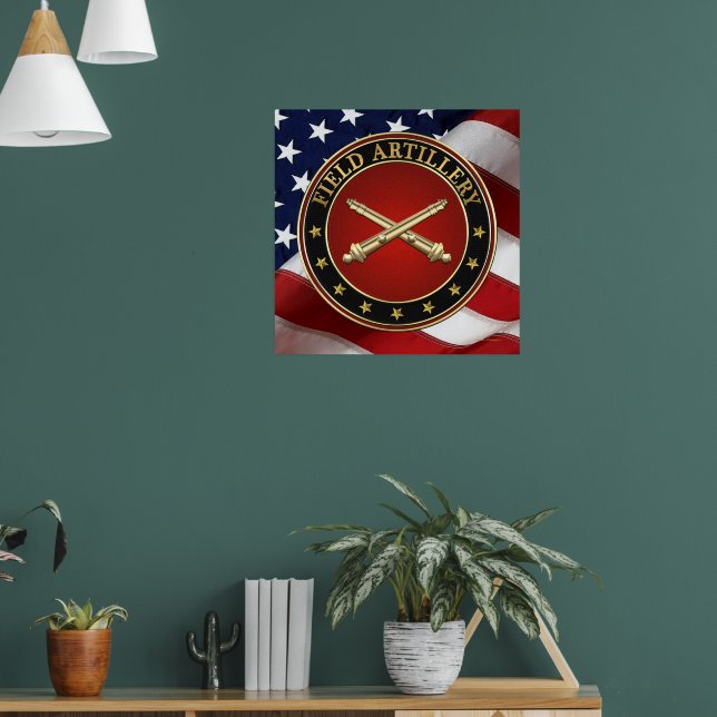 Poster Field Artillery Branch Insignia Special Edition (Salon 1)