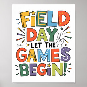 Poster Field Day 2025 Laisser Les Jeux Commencer Les Ense