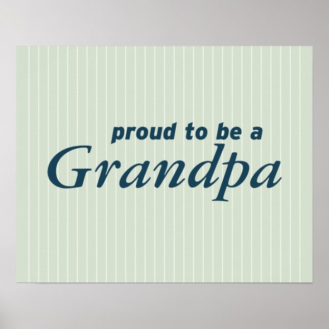 Poster Fier d'être un grand-père ! (Devant)