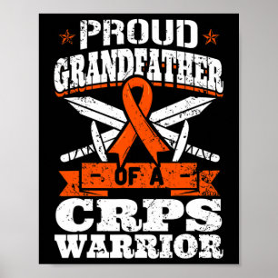 Poster Fier Grand-Père D'Un Argent Guerrier Rsd Sensibili