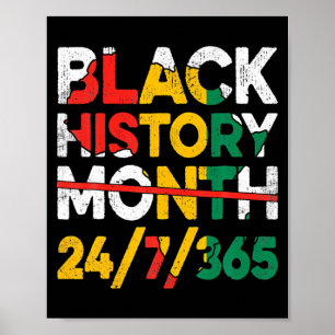 Poster fier juneteenth mois de l'histoire des noirs 24736