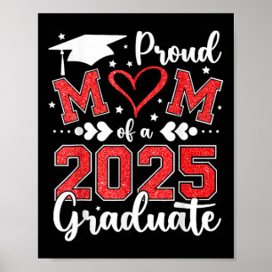 Poster Fier Maman D'Un Graduate Maman 2025 Graduation 202
