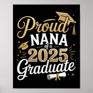 Poster Fier Nana De 2025 Classe De Diplômés De 2025 Nana 