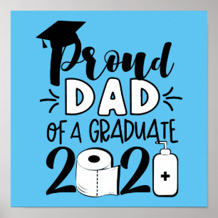 Poster Fier papa d'un diplômé - 2021