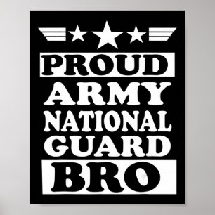 Poster Fière armée garde nationale frère nationale mémori