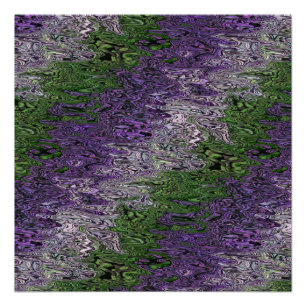 Poster Fière de la non-binarité Groovy Funky Trippy