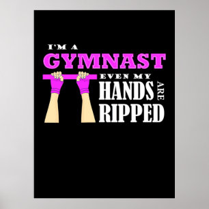 Poster Fière D'Être Une Gymnaste
