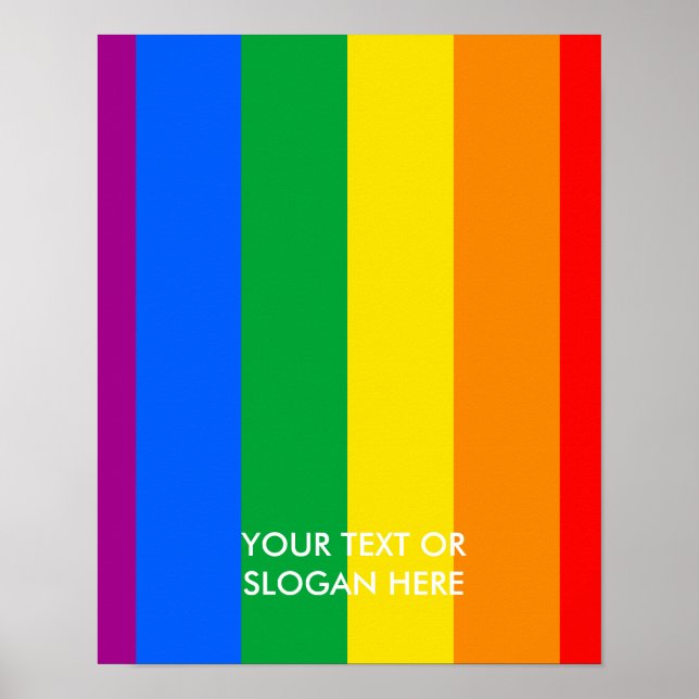 Poster Fière GLBTQI (Devant)