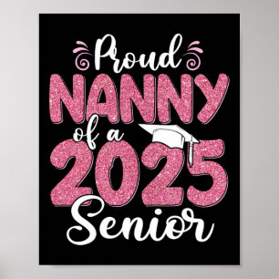 Poster Fière Nounou D'Un Diplôme Supérieur De 2025 25