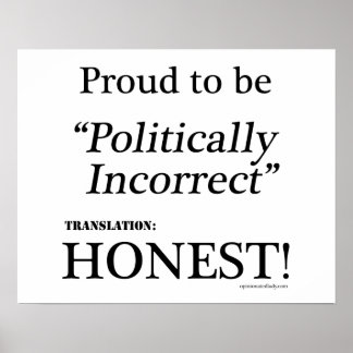 Poster Fiers et honnêtes