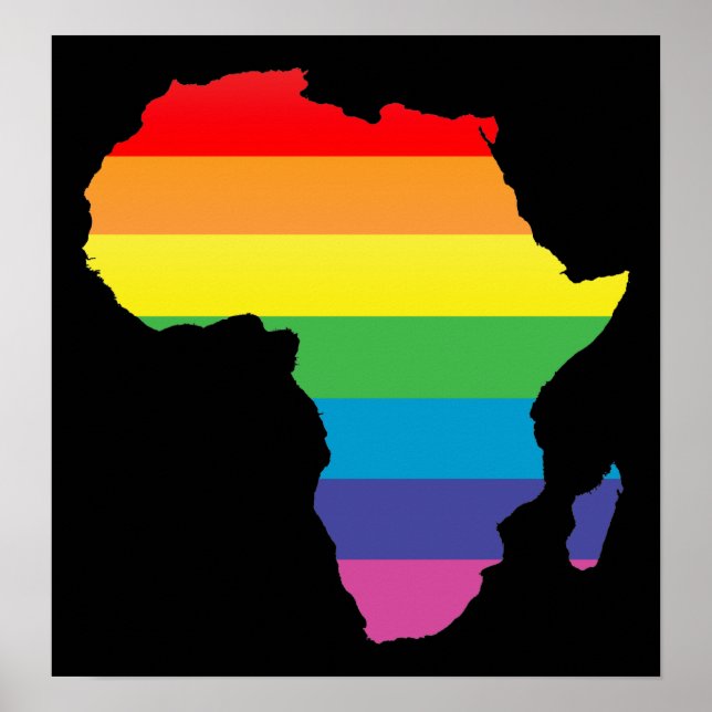 Poster fierté africaine. (Devant)