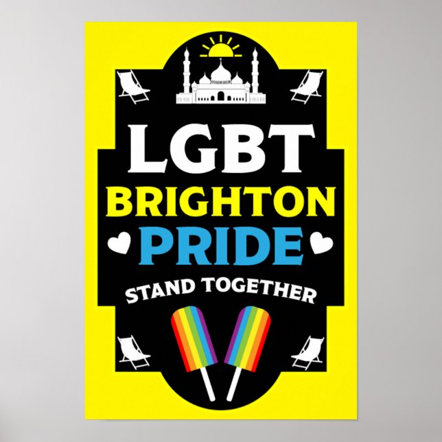 Poster Fierté de Brighton et de Hove (Devant)