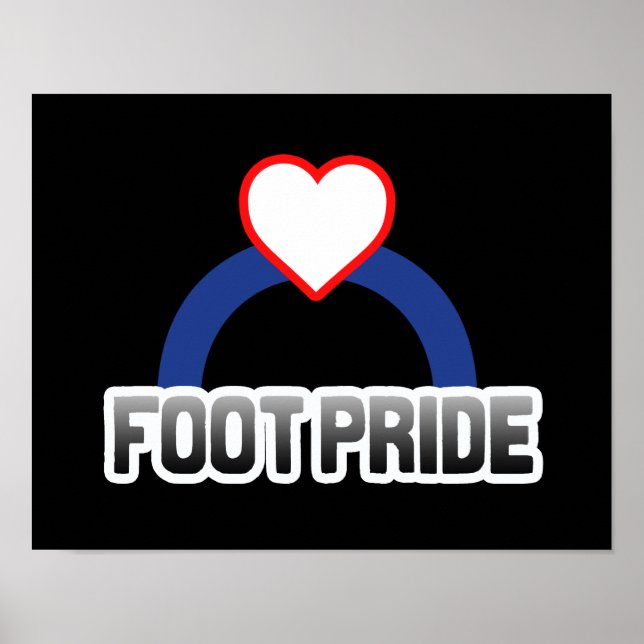 Poster Fierté de pied (Devant)