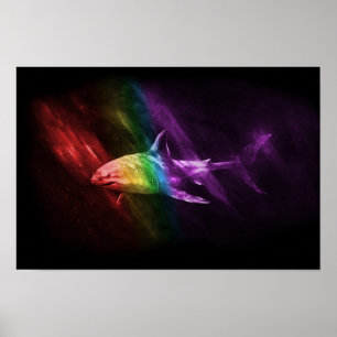 Poster Fierté de requin