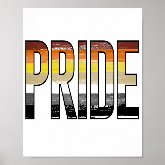 Poster Fierté des Ours Mot (Devant)