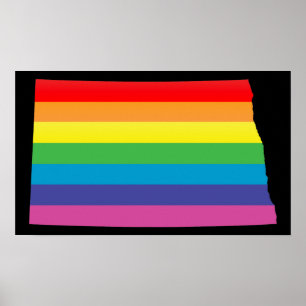 Poster fierté du dakota du nord.