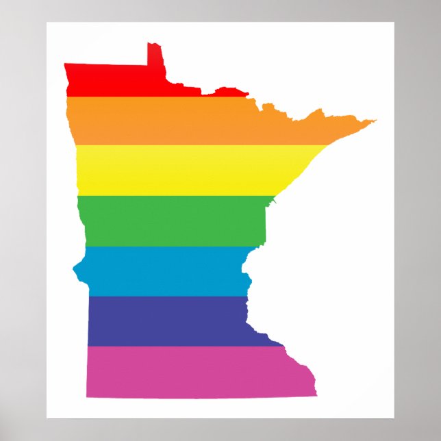 Poster fierté du minnesota. (Devant)