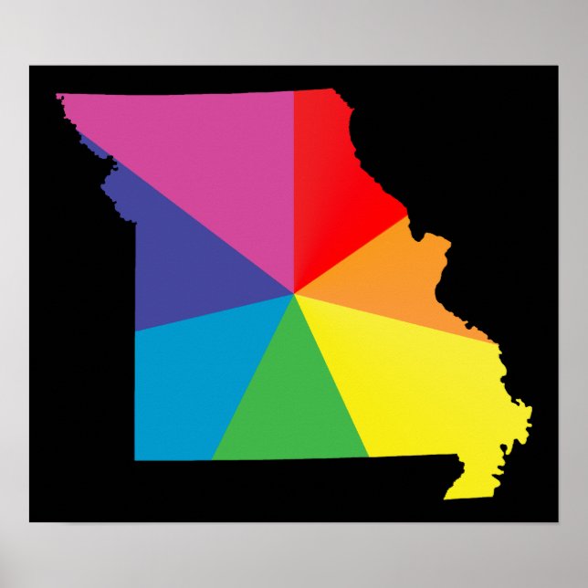 Poster fierté du missouri. (Devant)