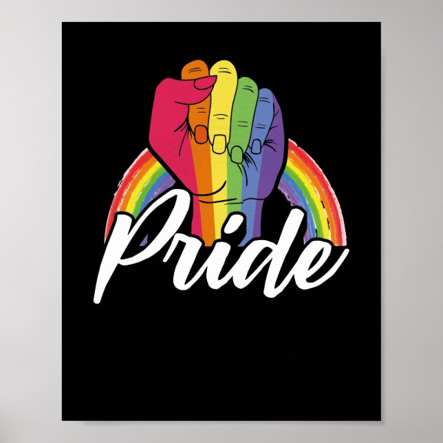 Poster Fierté du mois Gay pride LGBT (Devant)