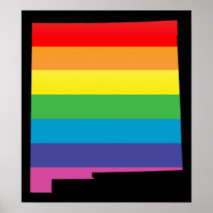 Poster fierté du nouveau-mexique.