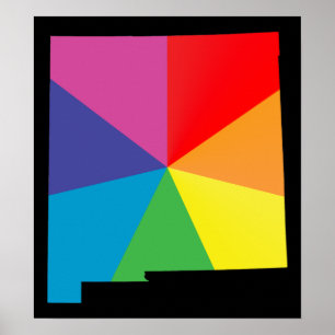 Poster fierté du nouveau-mexique.