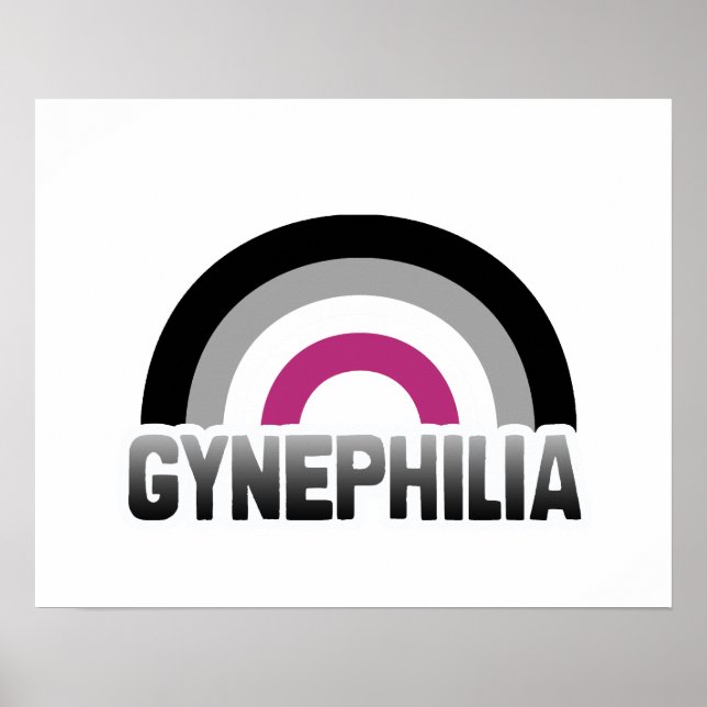 Poster Fierté gynéphile (Devant)