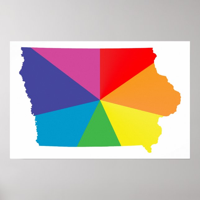 Poster fierté iowa. (Devant)