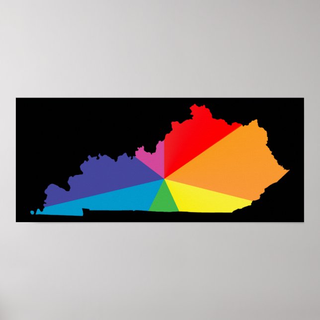 Poster fierté kentucky. (Devant)