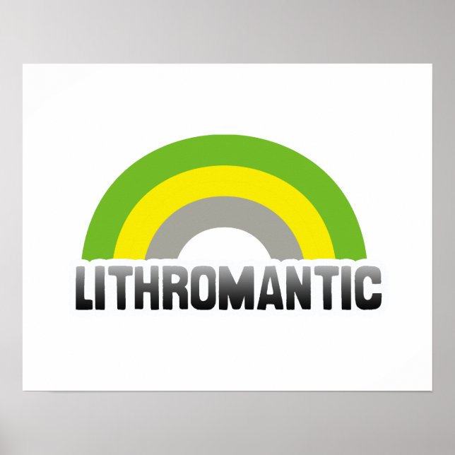 Poster Fierté lithromantique (Devant)