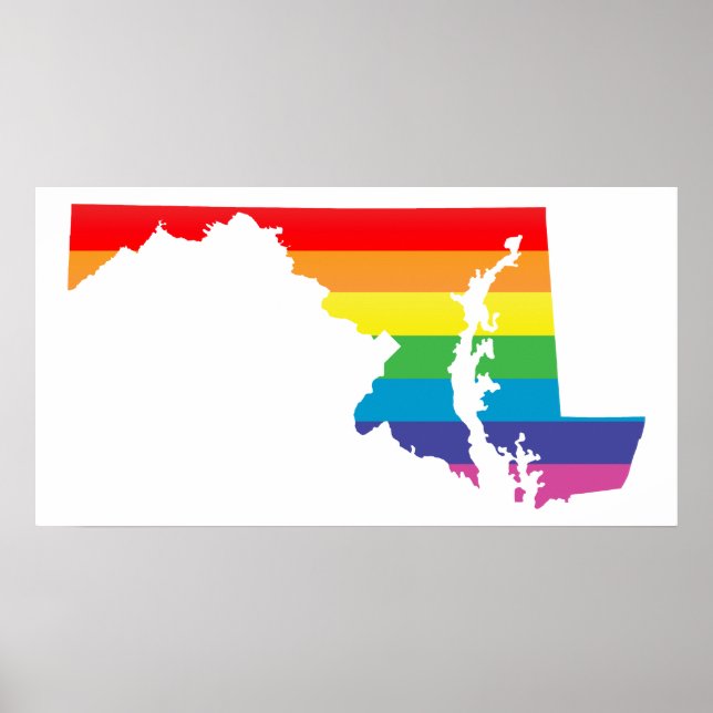 Poster fierté maryland. (Devant)