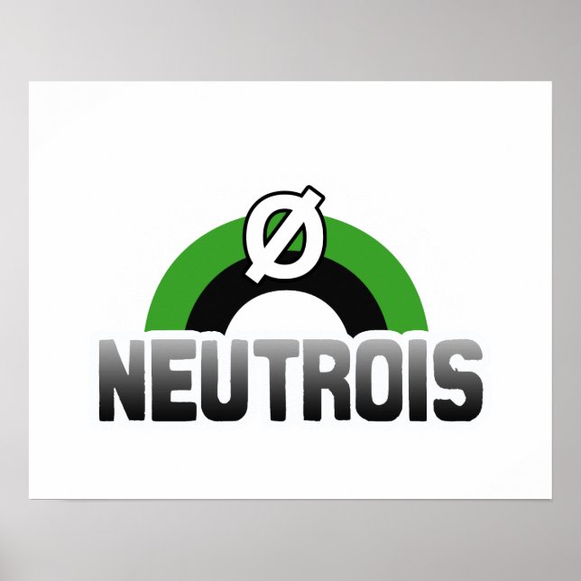 Poster Fierté Neutrois (Devant)