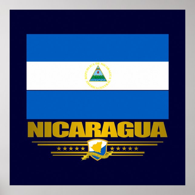 Poster "Fierté nicaraguayenne" (Devant)