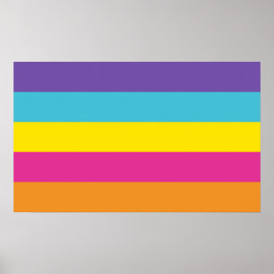 Poster Fierté non binaire de genre