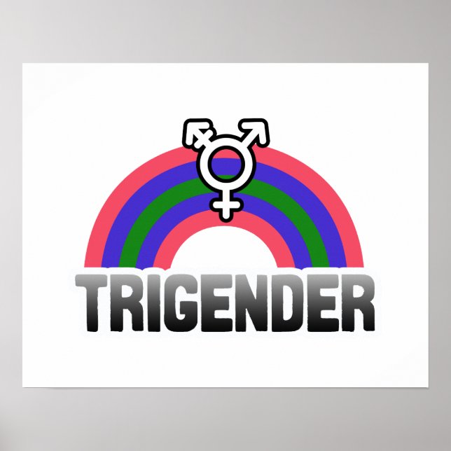 Poster Fierté trigender (Devant)