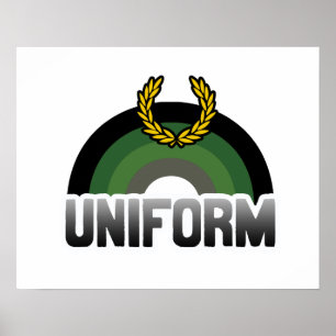 Poster Fierté uniforme