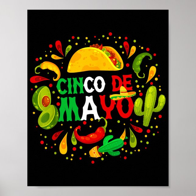 Poster Fiesta Cinco De Mayo (Devant)