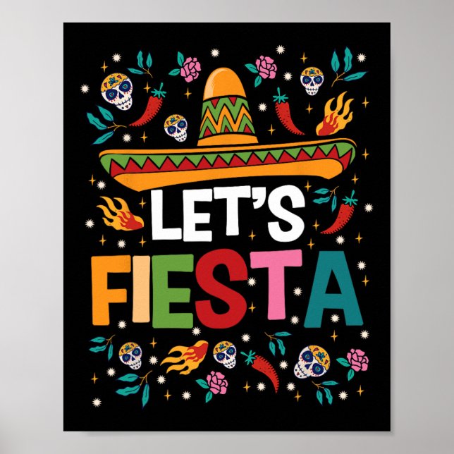 Poster Fiesta Cinco De Mayo soirée mexicaine Gui (Devant)