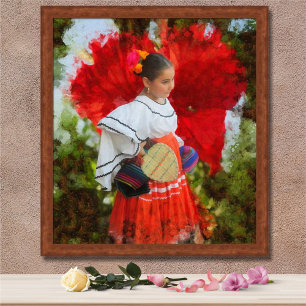 Poster Fiesta Flower 2555 Art Print