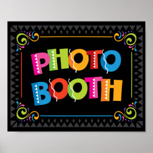 Poster Fiesta PHOTO BOOTH Party Signe Imprimer