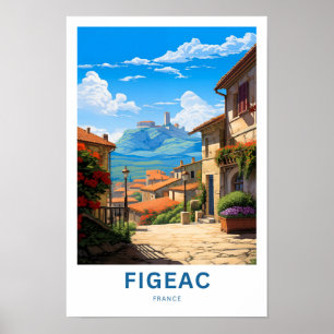 Poster Figeac France - Imprimer