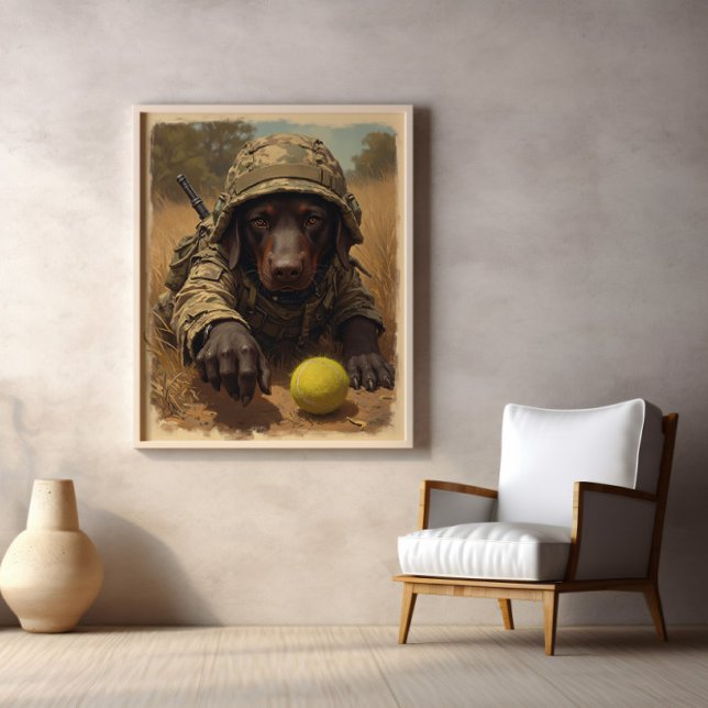 Poster Fighter de récupération : Prêt, Objectif, Wag (Créateur téléchargé)